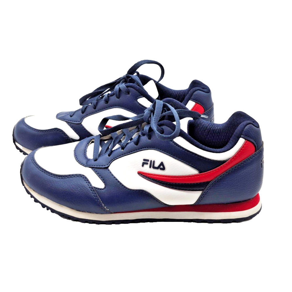 Fila Men's CLASSICO 18 Sneakers Size 10.5 Navy White Colorway Low Tops Trainers